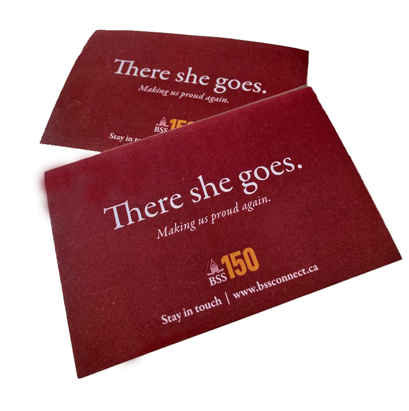 2 packs of tissues branded "there she goes"